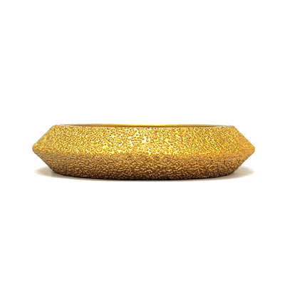 Hình dạng V Bánh mài kim cương 15mm Bánh xe mài bằng tay 75mm