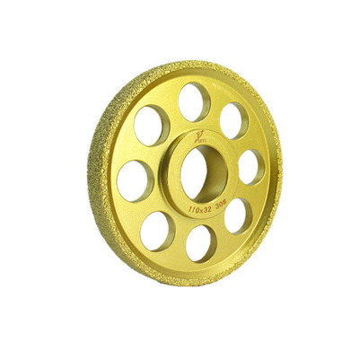 Ma trận bánh xe mài bằng kim loại vàng 110mm Độ dày 30mm